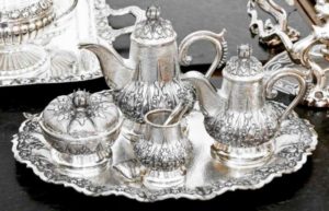 Сервиз на серебряную свадьбу