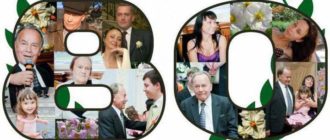 Цифрами 80 лет